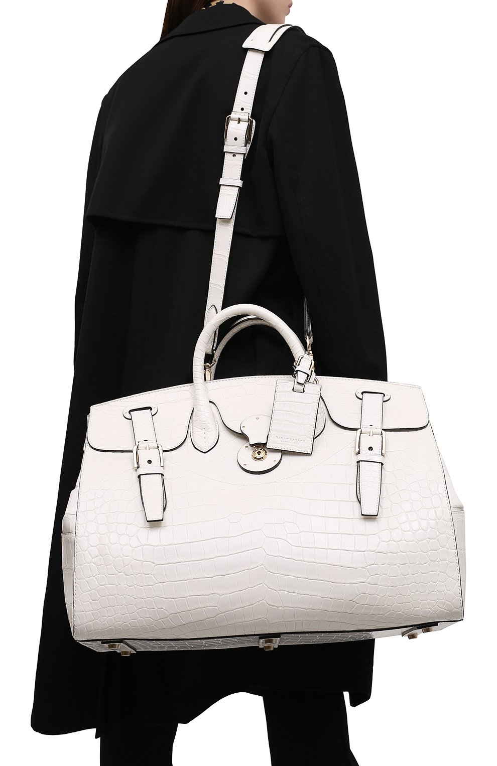 Сумка cooper из кожи крокодила RALPH LAUREN, арт. 435867830/CP0R, фото 2