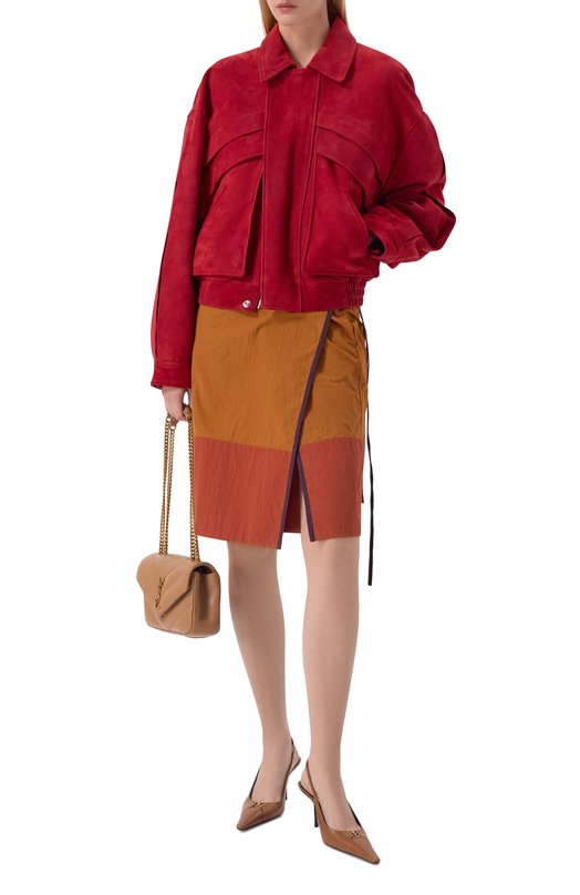 Кожаные туфли Babylone Breteuil 75 Saint Laurent 858966/AADF1 Коричневый  858966/AADF1 Фото 3