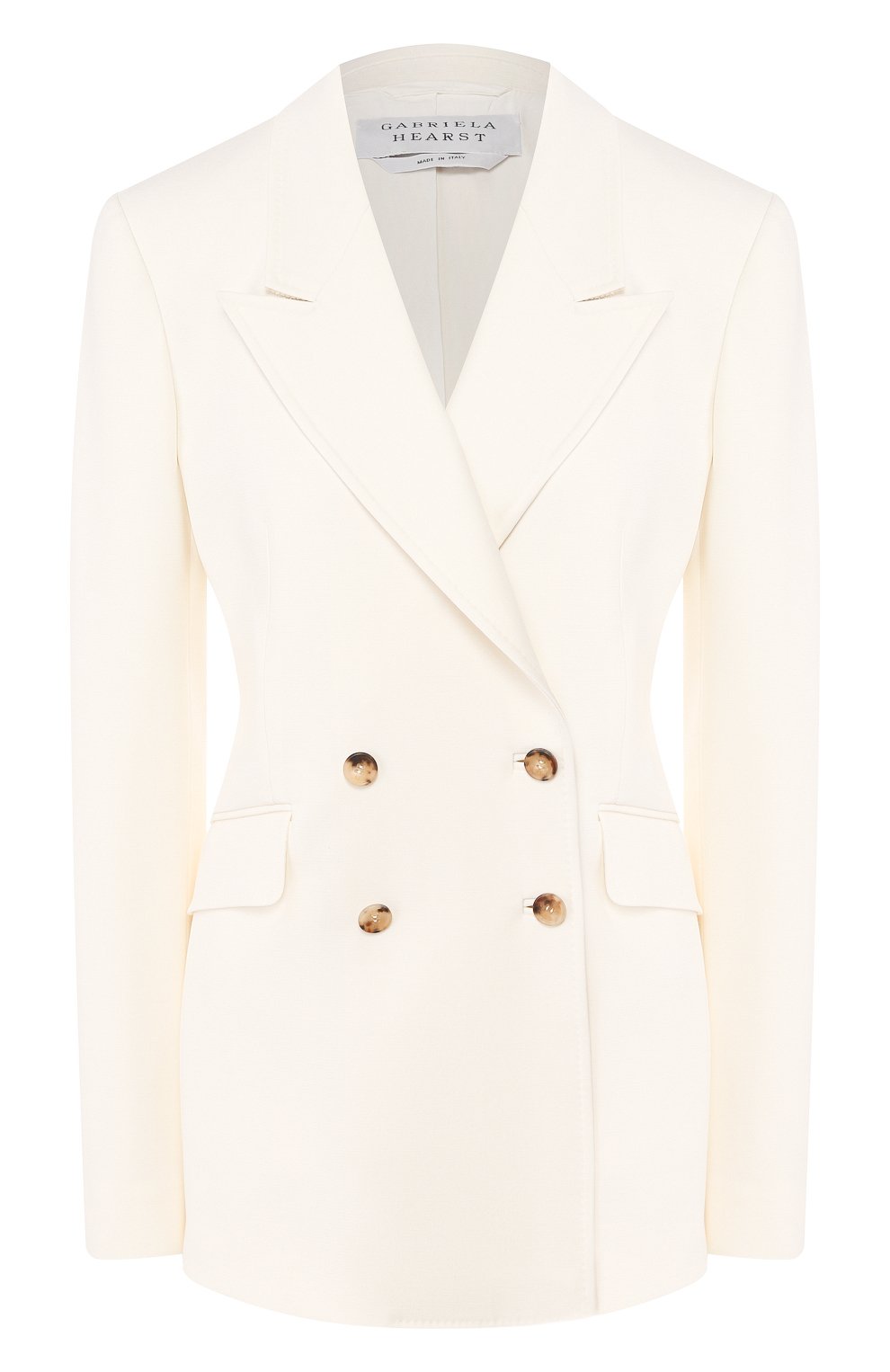 Шерстяной жакет GABRIELA HEARST белого цвета по цене 122000 руб., арт. 220500/W005/40, фото 1 Шерстяной жакет GABRIELA HEARST, арт. 220500/W005/40, фото 1