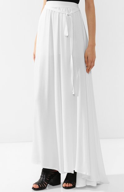 Юбка-макси из вискозы с поясом ANN DEMEULEMEESTER, арт. 1801-1750-150-003, фото 3