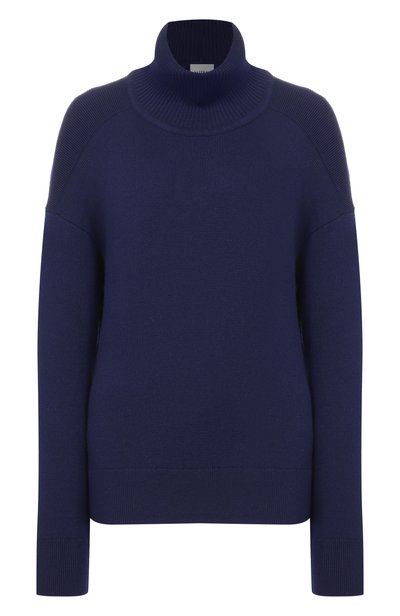 Женский шерстяной свитер YUZEFI, арт. AREN-DRAPE BACK FUNNEL NECK JUMPER_001