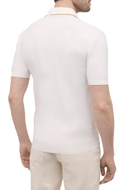 Поло из хлопка и шелка LORO PIANA, арт. FAM0531, фото 4