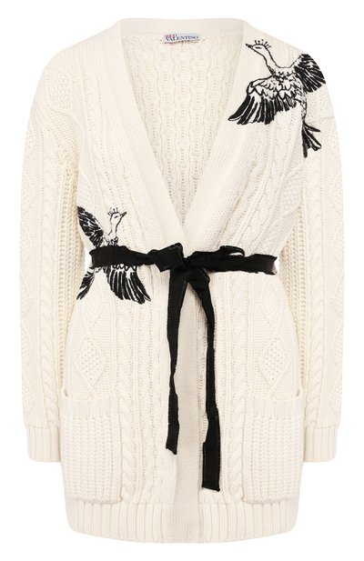 Женский кардиган с поясом REDVALENTINO, арт. TR3KAA59/4VL