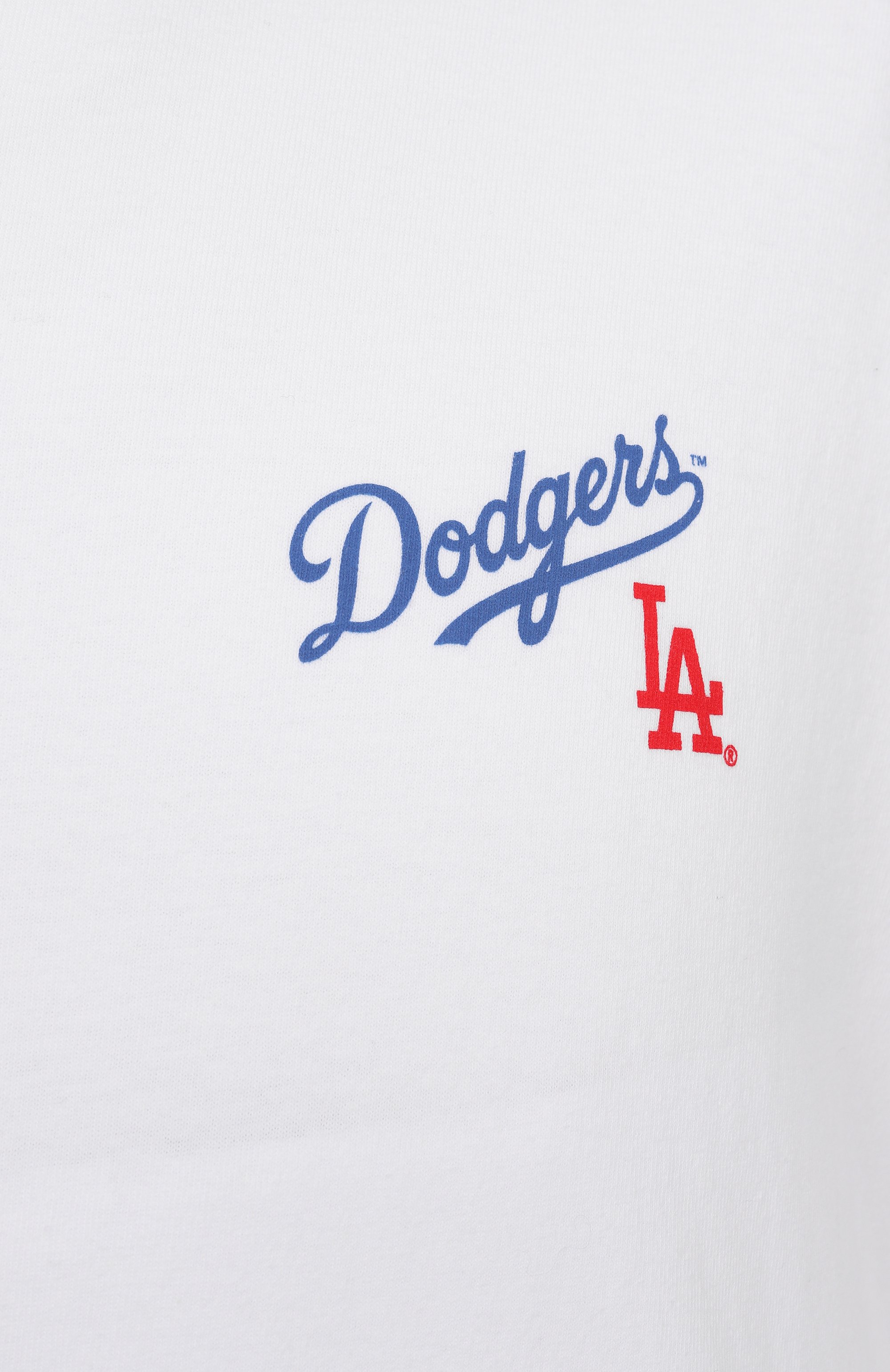 Хлопковая футболка sporty & rich x la dodgers SPORTY AND RICH, арт. T0043627666WH01, фото 6