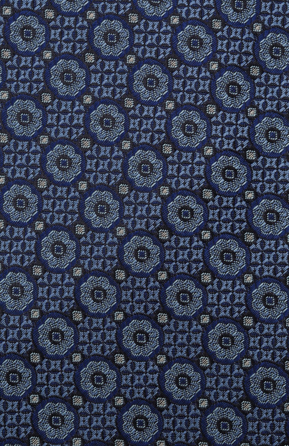 Шелковый галстук CANALI синего цвета по цене 12700 руб., арт. 18/HJ03292, фото 3 Шелковый галстук CANALI, арт. 18/HJ03292, фото 3