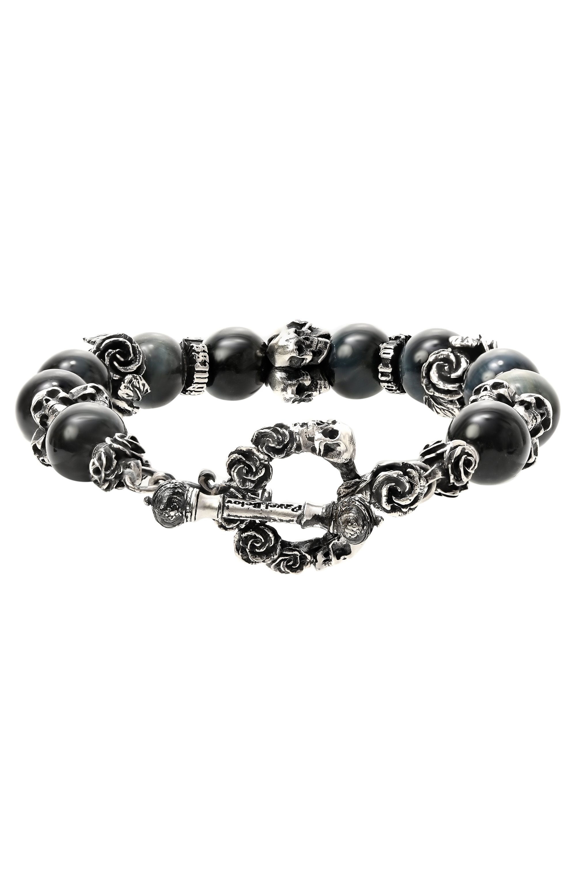 Браслет ангелы и демоны GL JEWELRY темно-синего цвета по цене 36000 руб., арт. PB788, фото 3 Браслет ангелы и демоны GL JEWELRY, арт. PB788, фото 3