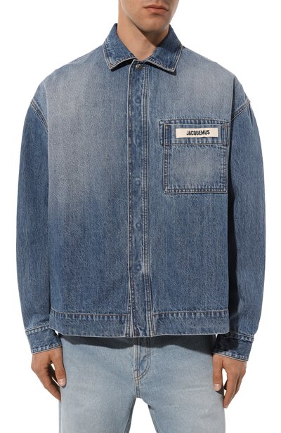 Джинсовая рубашка JACQUEMUS, арт. 24E/245DE033, фото 3