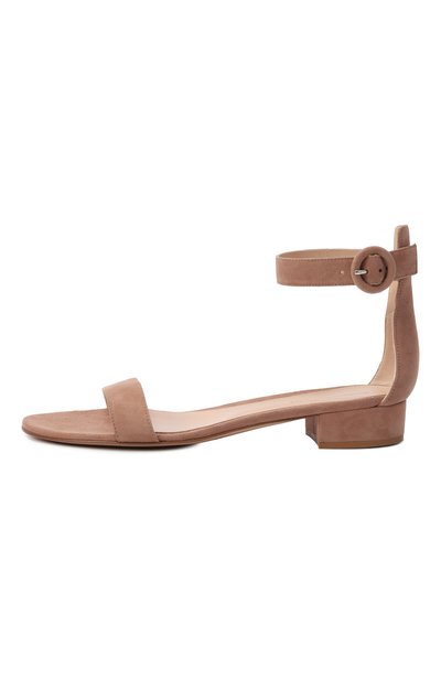 Замшевые босоножки portofino GIANVITO ROSSI, арт. G60354.20RIC.CAMPRAL, фото 4