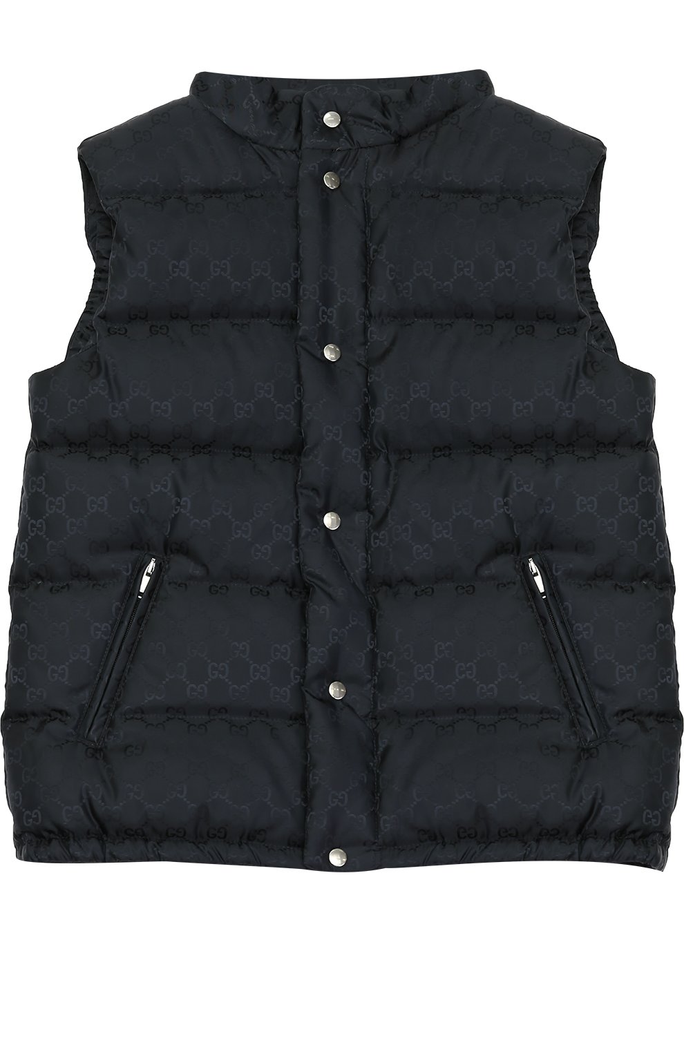 Пуховый стеганый жилет с принтом GUCCI, арт. 452252/XB097, фото 1