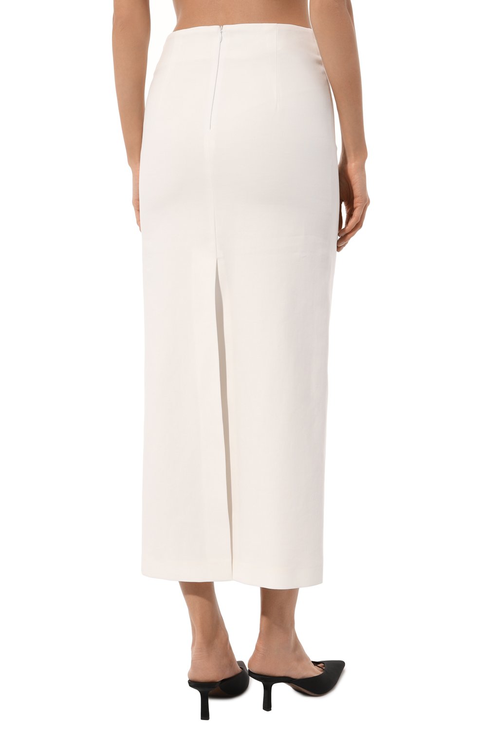 Хлопковая юбка BRUNELLO CUCINELLI, арт. MB416B1336, фото 4