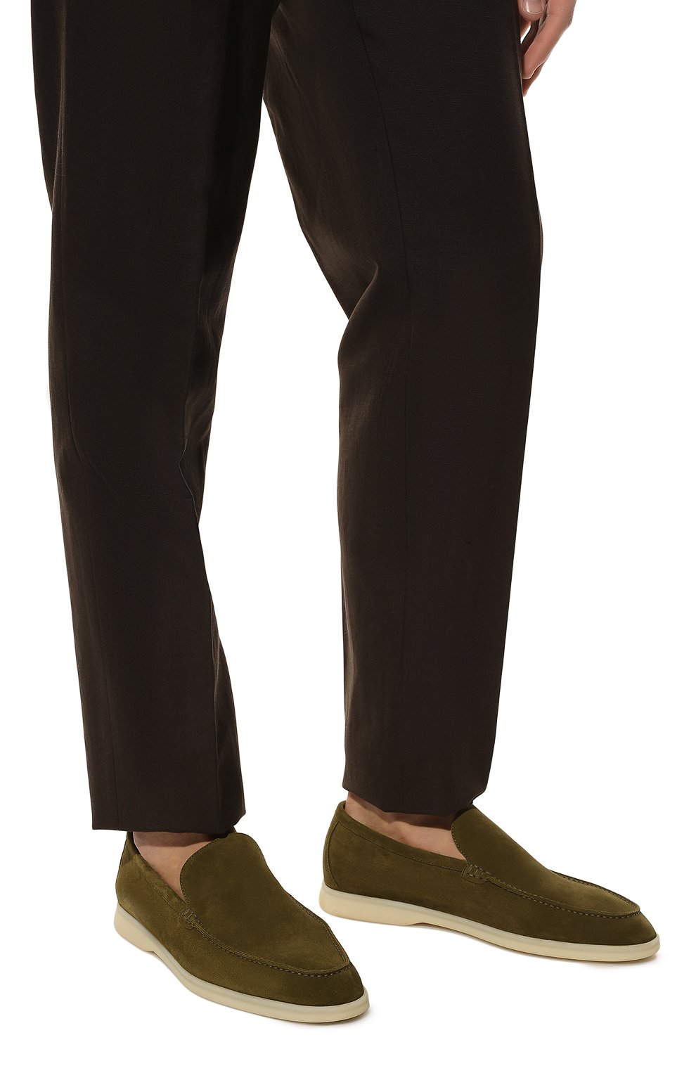 Замшевые лоферы summer walk LORO PIANA, арт. FAE8124, фото 3