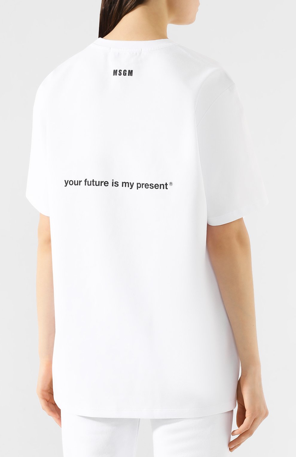 Хлопковая футболка MSGM, арт. 2841MDM247 207298, фото 4