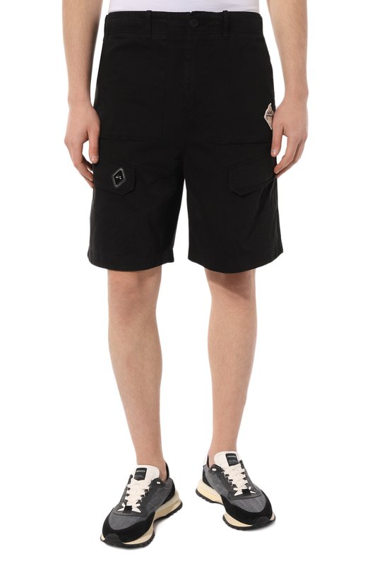 Хлопковые шорты A-COLD-WALL Чёрный, фото 3