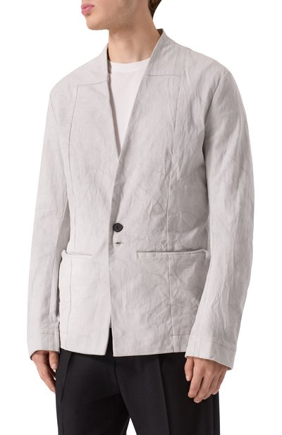 Хлопковый пиджак 139DEC, арт. SUT631-W-GR, фото 3