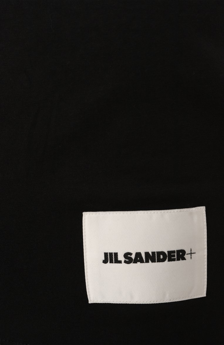 Мужская комплект из трех футболок JIL SANDER черного цвета, арт. J47GC0001-J45048 | Фото 6 (Материал внешний: Хлопок; Принт: Без принта; Стили: Кэжуэл; Рукава: Короткие; Мужское Кросс-КТ: Футболка-одежда; Кросс-КТ: Джерси; Автоматизация состава: Проставлено; Детали: Декор; Автоматизация ТО: Проставлено)
