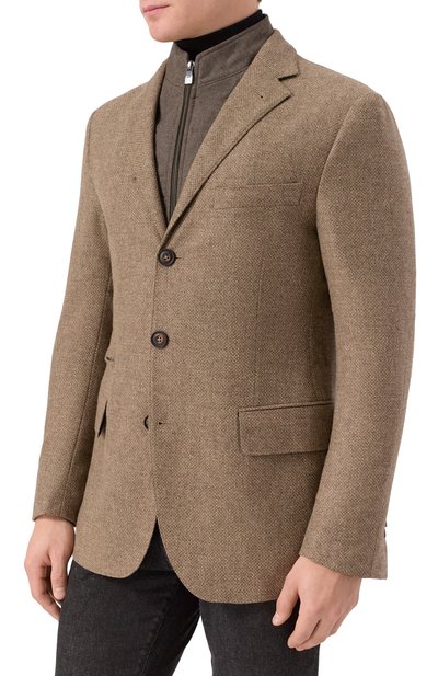 Пиджак из шерсти и кашемира CORNELIANI, арт. 266557-2618385, фото 4