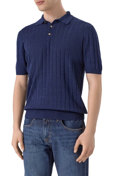 Поло изо льна и хлопка BOGLIOLI, арт. 91303/SB5808, фото 3