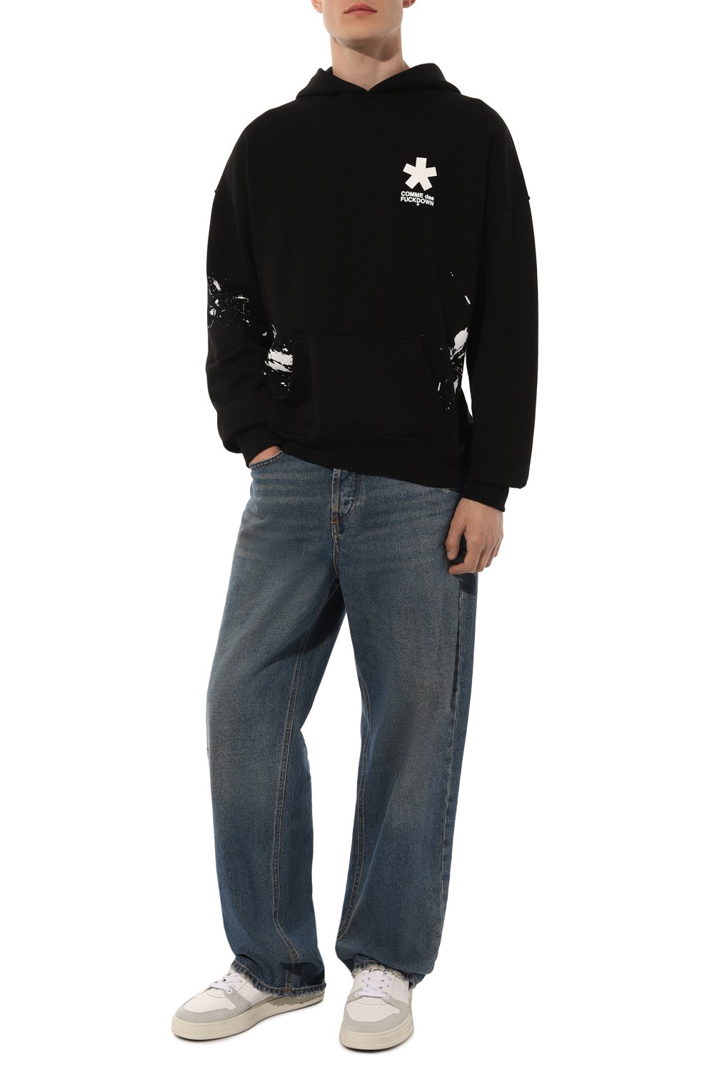 Хлопковое худи COMME DES FUCKDOWN, арт. CFABM01321, фото 2