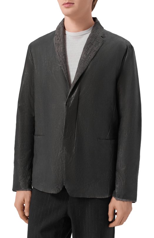 Кожаный пиджак Transit CFUTRCP250 Чёрный  CFUTRCP250 Фото 3