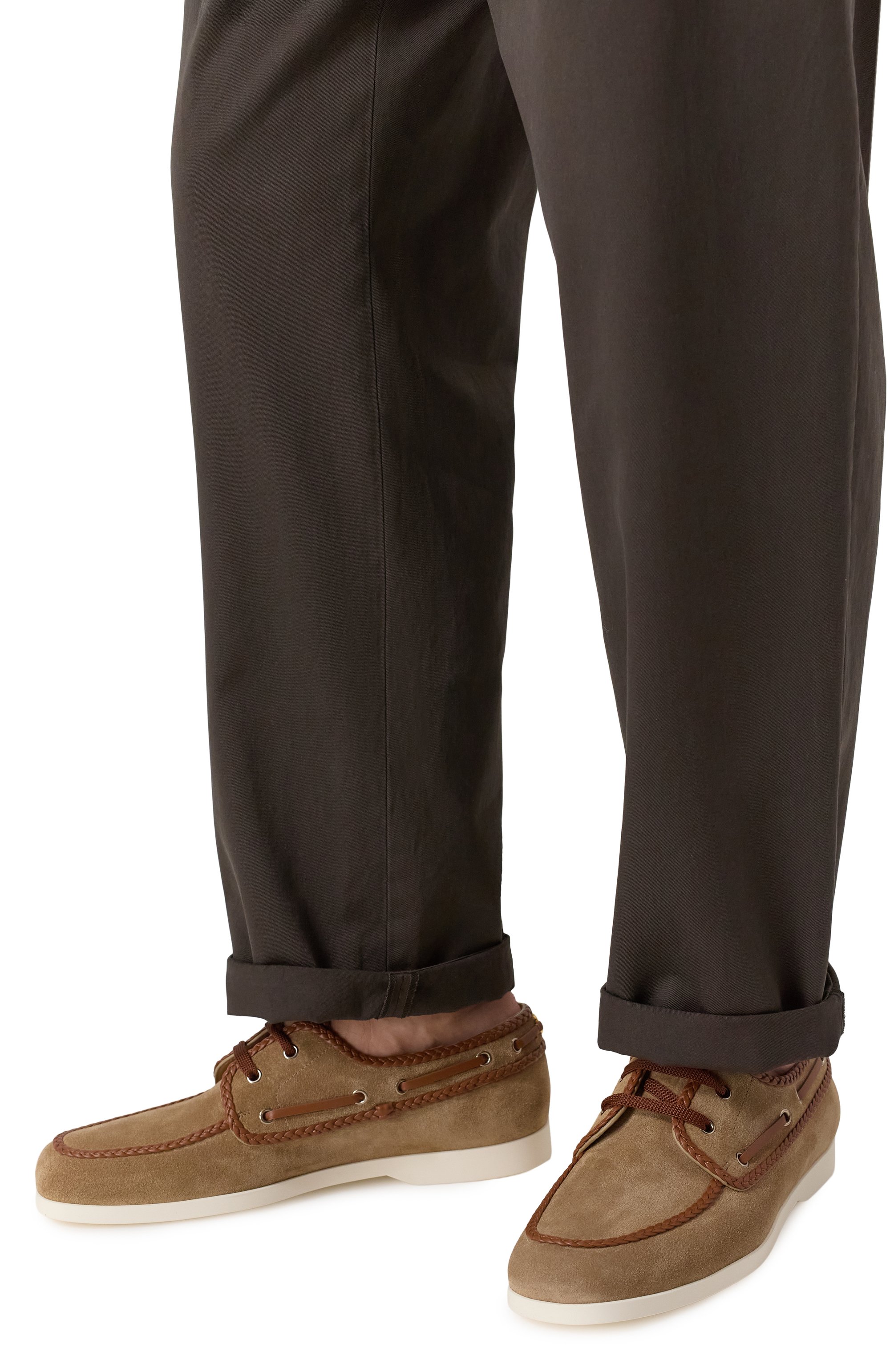 Замшевые топсайдеры palm avenue VALENTINO, арт. 7Y2S0J38/VNN, фото 3