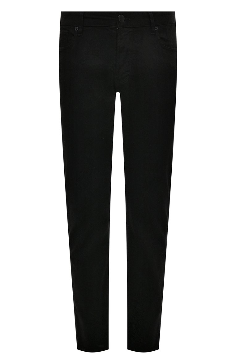 Мужские джинсы EMPORIO ARMANI черного цвета, арт. 8N1J06/1DHDZ | Фото 1 (Длина (брюки, джинсы): Стандартные; Материал сплава: Проставлено; Материал внешний: Хлопок, Деним; Драгоценные камни: Проставлено; Силуэт М (брюки): Прямые; Кросс-КТ: Деним; Стили: Повседневный)
