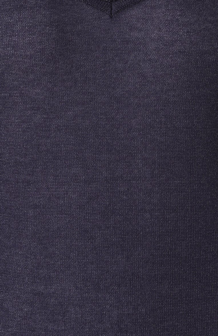 Женский топ из вискозы FREEAGE темно-синего цвета, арт. S25.TP249.7000.494 | Фото 6 (Материал внешний: Вискоза; Длина (для топов): Стандартные; Материал сплава: Проставлено; Драгоценные камни: Проставлено; Кросс-КТ: Трикотаж; Рукава: Без рукавов; Стили: Кэжуэл)
