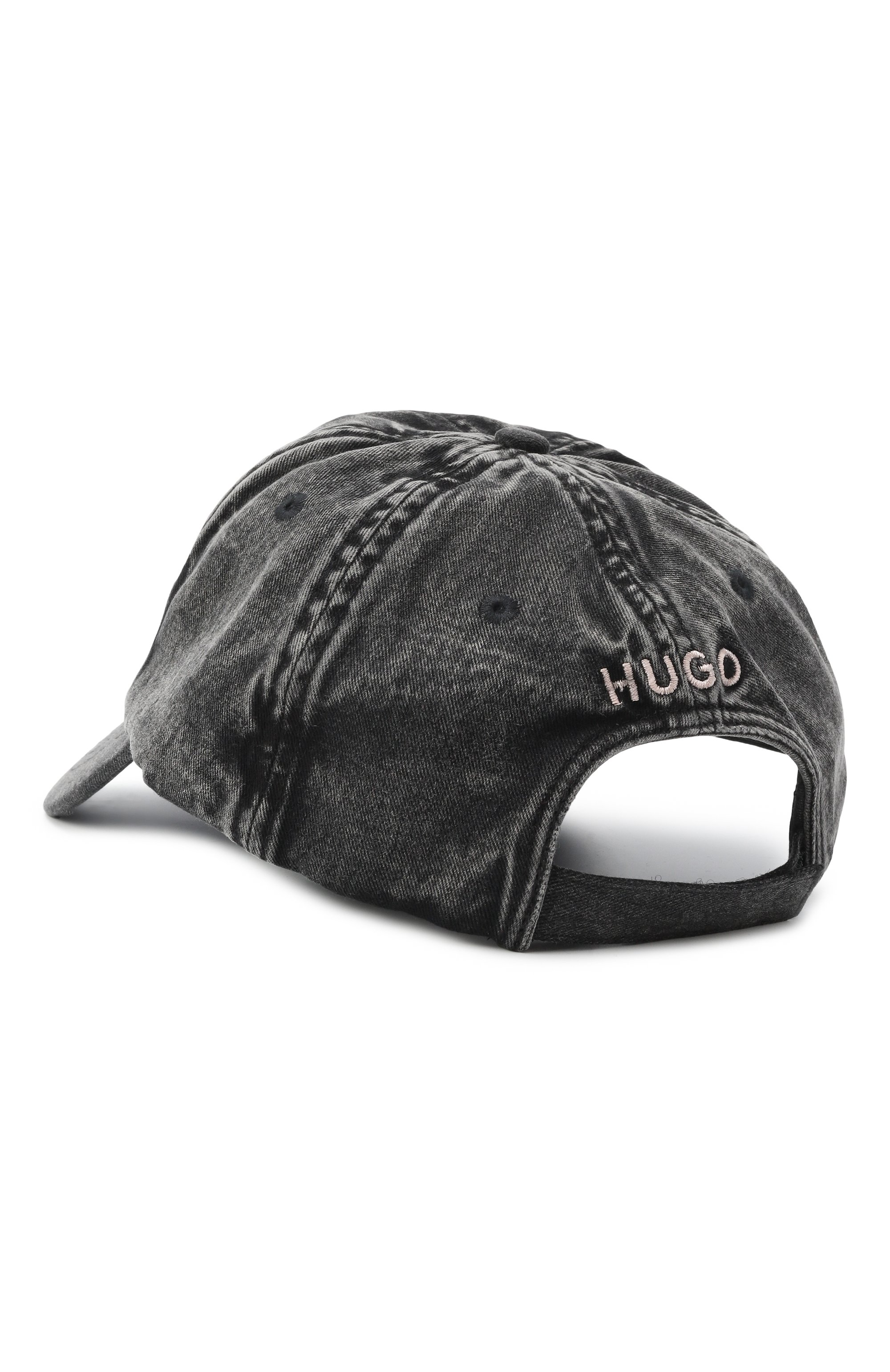 Джинсовая бейсболка HUGO темно-серого цвета по цене 5995 руб., арт. 50533420, фото 3 Джинсовая бейсболка HUGO, арт. 50533420, фото 3