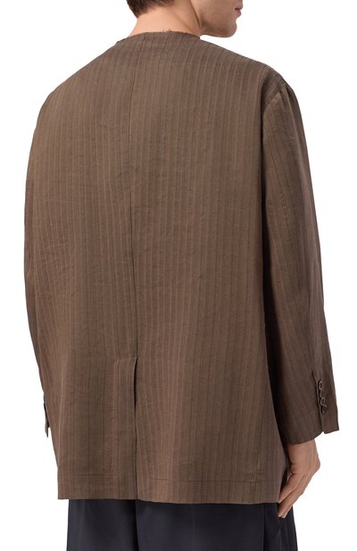 Пиджак изо льна и вискозы UMA WANG, арт. UM6507_, фото 4