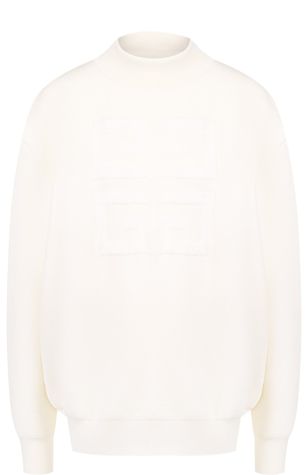 Шерстяной пуловер свободного кроя с воротником-стойкой GIVENCHY, арт. BW903E4Z2E, фото 1