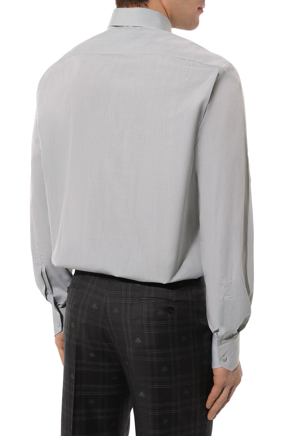 Хлопковая сорочка STEFANO RICCI, арт. MC003678/R122B, фото 5