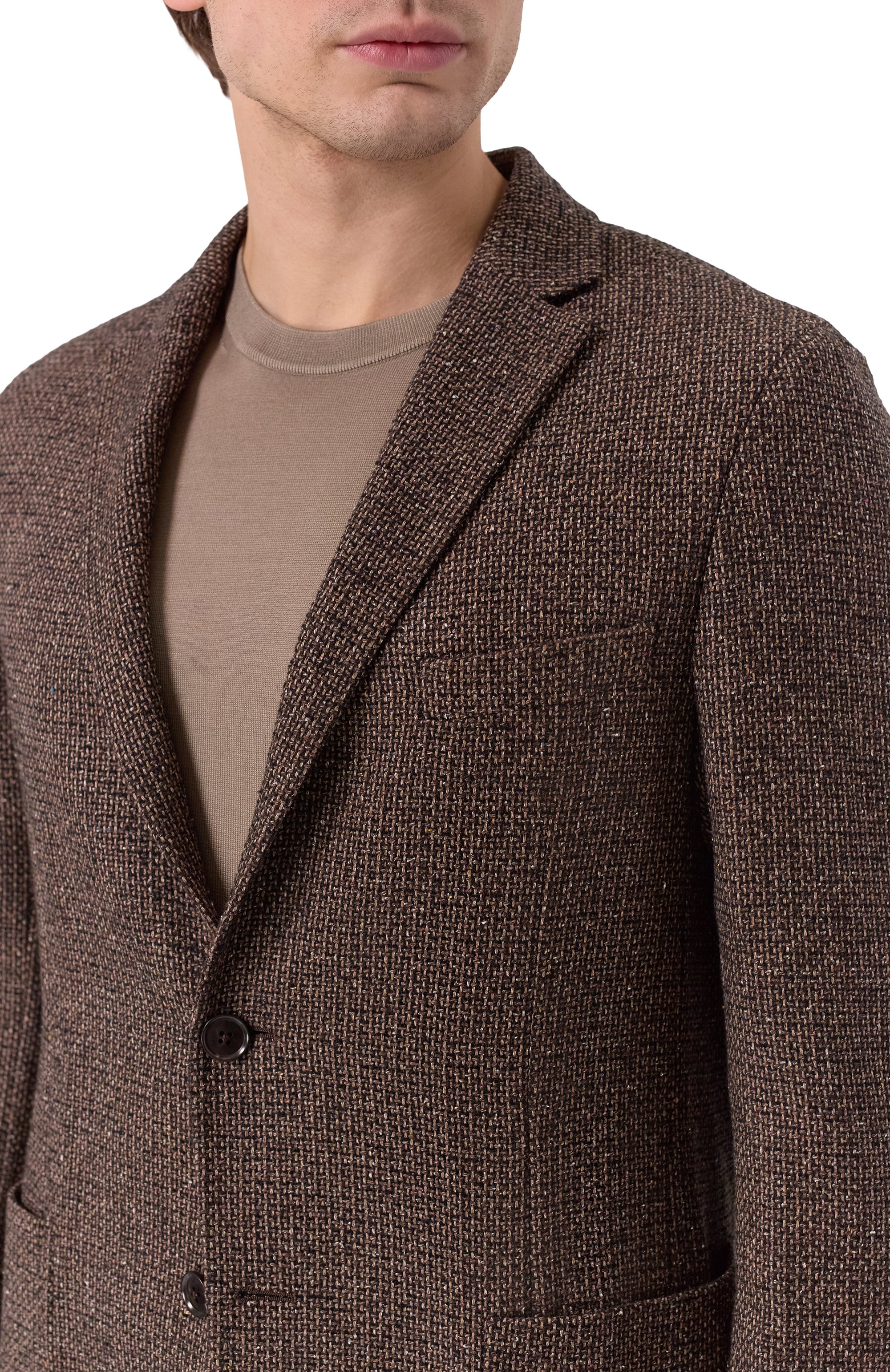 Пиджак из шерсти и шелка ZEGNA, арт. 1D7SG0/R850732A8, фото 6