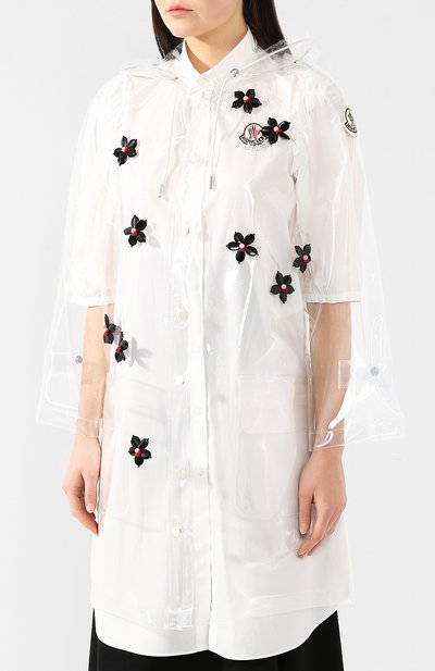 Плащ 4 moncler simone rocha MONCLER GENIUS прозрачного цвета по цене 112000 руб., арт. E1-09W-47001-55-68588, фото 3 Плащ 4 moncler simone rocha MONCLER GENIUS, арт. E1-09W-47001-55-68588, фото 3