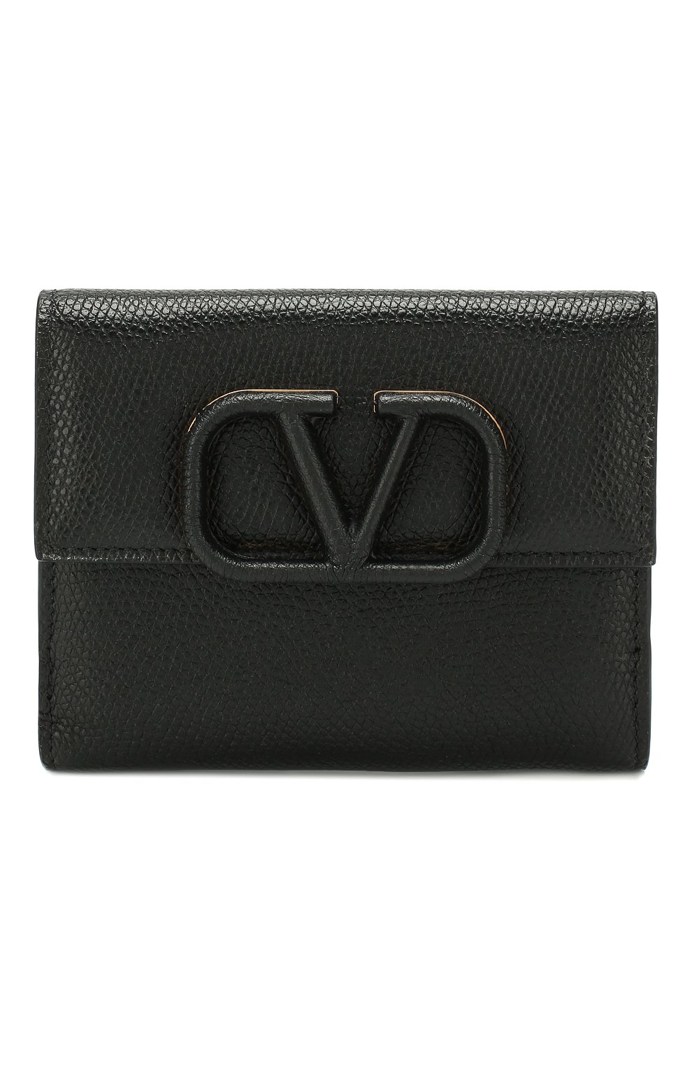 Кожаное портмоне VALENTINO черного цвета по цене 72500 руб., арт. SW0P0S92/RQR, фото 1 Кожаное портмоне VALENTINO, арт. SW0P0S92/RQR, фото 1