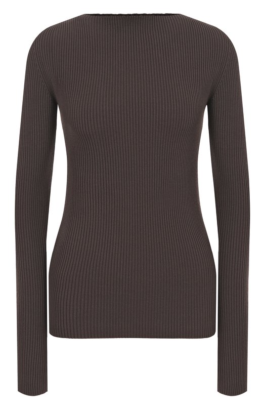 Пуловер из вискозы Rick Owens RP02E4683/RIBVI Серый  RP02E4683/RIBVI