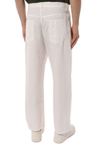 Брюки из хлопка и льна C.P. COMPANY, арт. 14CMPA356A-006273G, фото 4