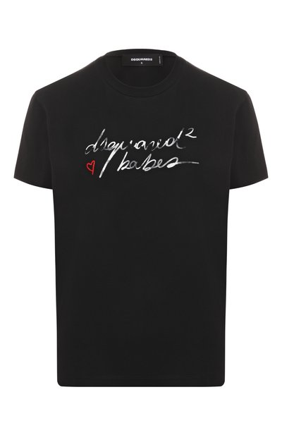 Женская хлопковая футболка DSQUARED2, арт. S72GD0571/D20020