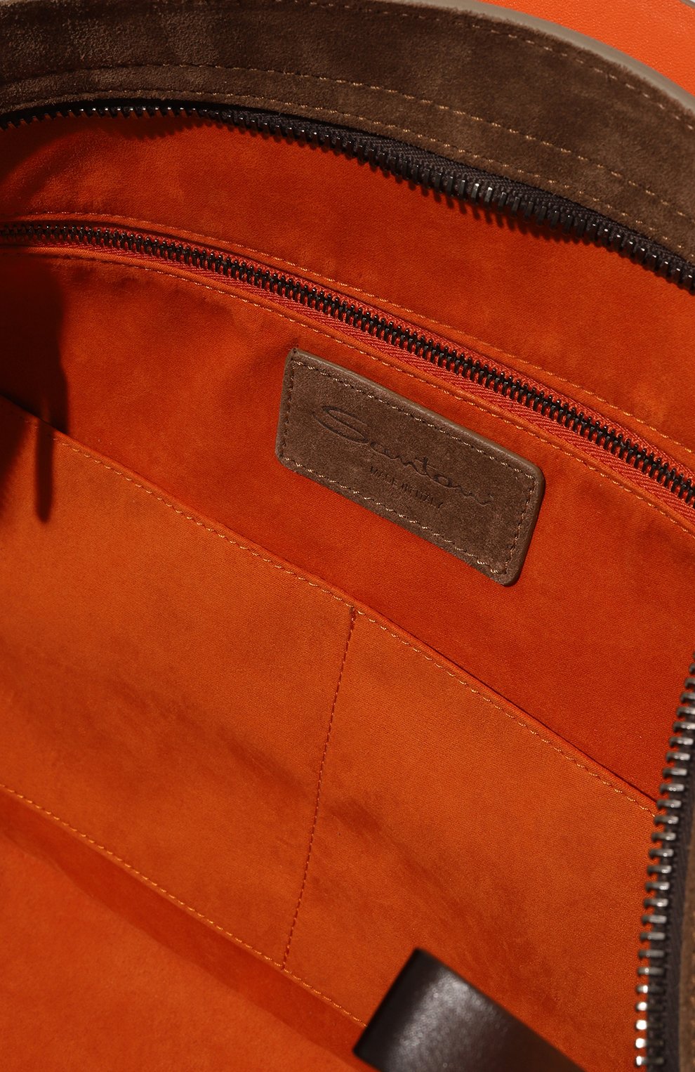 Замшевая дорожная сумка SANTONI, арт. UIBBA2272DB-GSP0S50, фото 6