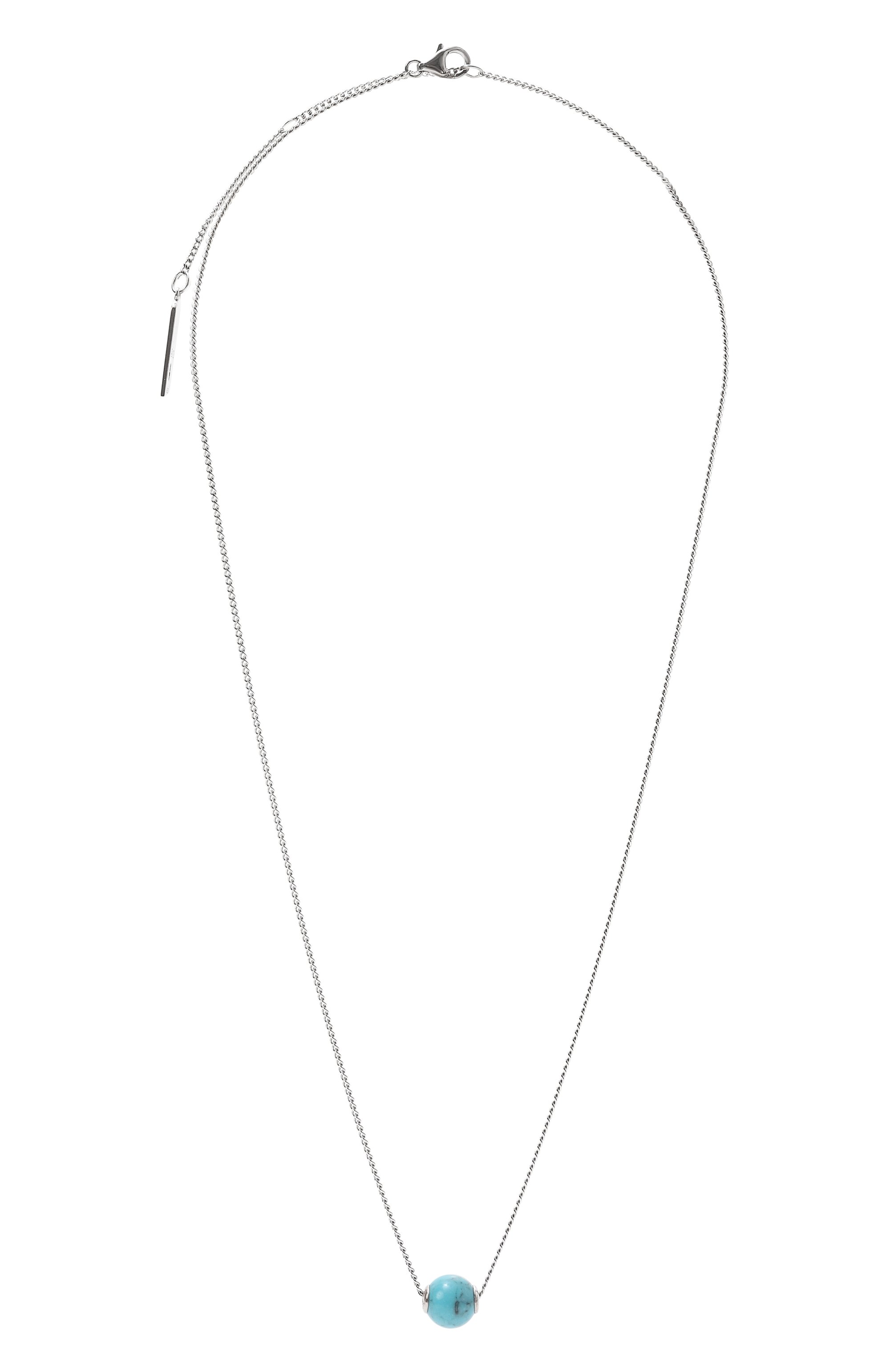 Подвеска NUMBERING бирюзового цвета по цене 19250 руб., арт. 7821, фото 1 Подвеска NUMBERING, арт. 7821, фото 1