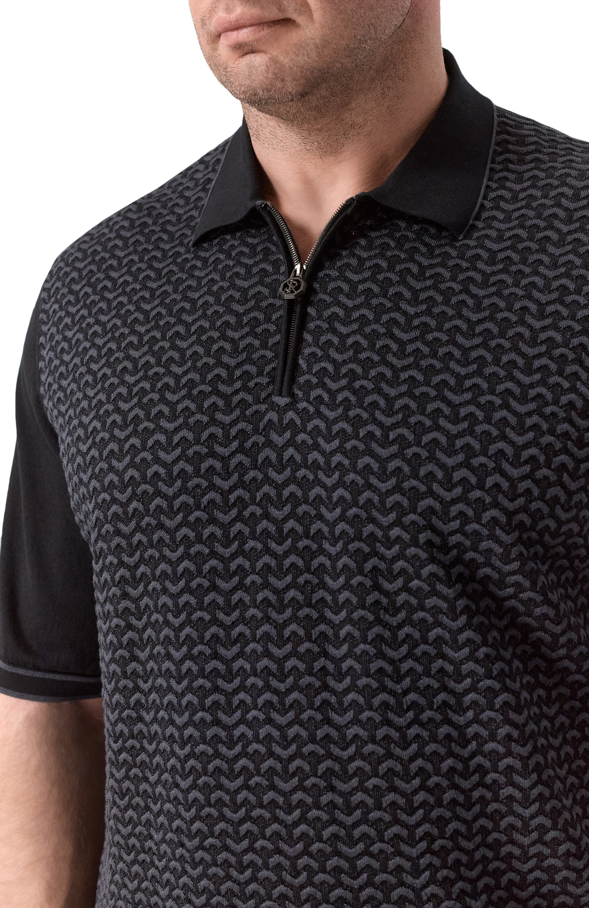 Поло из хлопка и шелка STEFANO RICCI, арт. K212037P31/F26193, фото 5