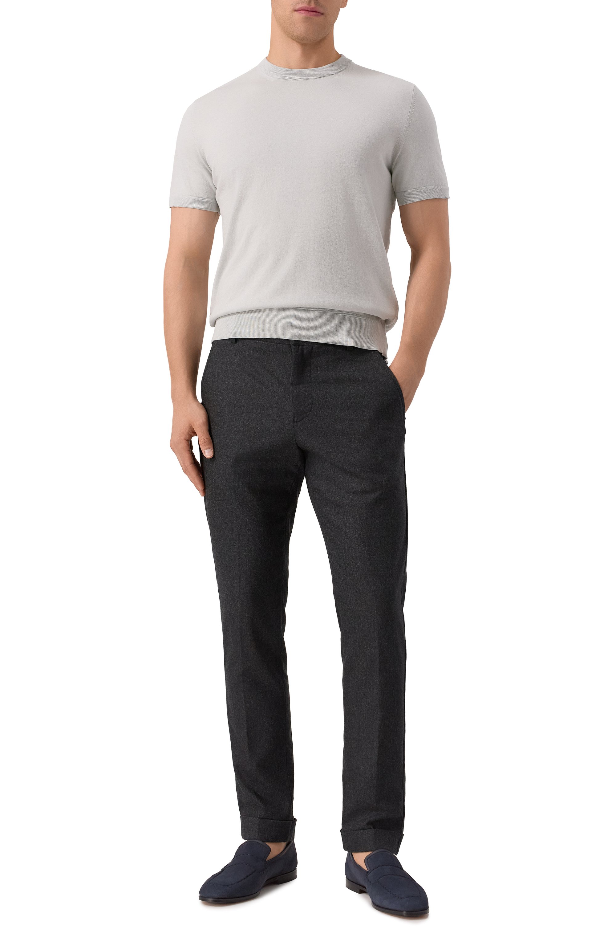 Хлопковый джемпер BRIONI, арт. UMR00L/PCK17, фото 2