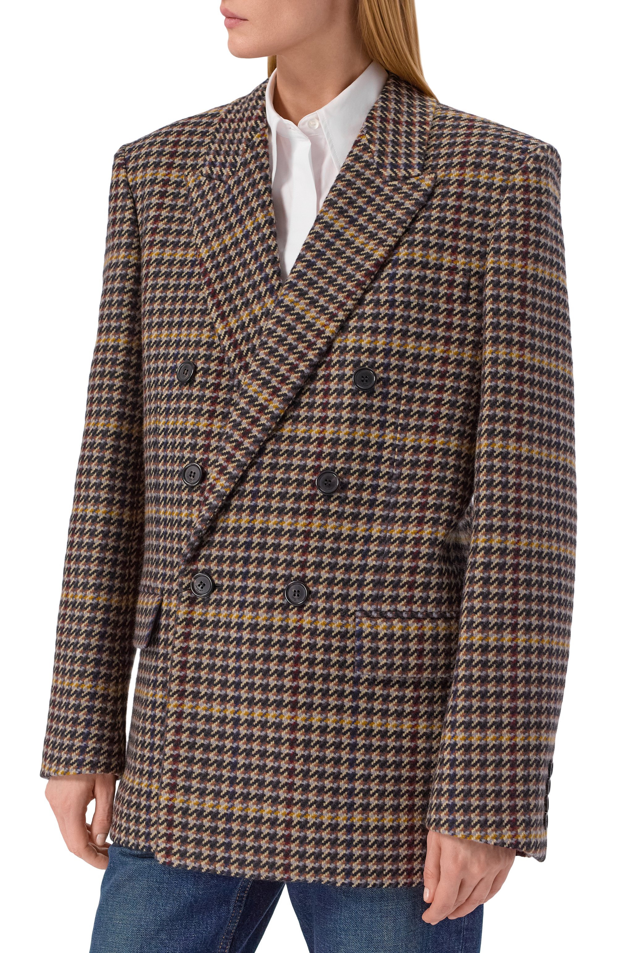 Шерстяной жакет SAINT LAURENT, арт. 837047/Y3J60, фото 3