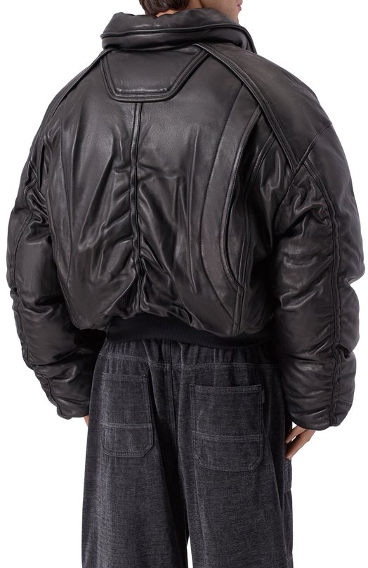 Кожаный бомбер Juun.J JC5939H11 Чёрный  JC5939H11 Фото 4