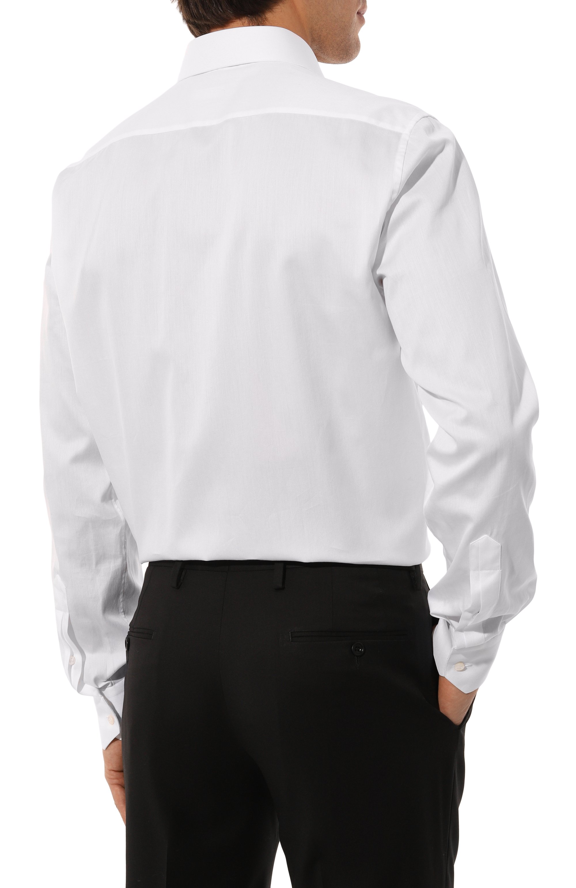 Хлопковая сорочка STEFANO RICCI белого цвета по цене 86000 руб., арт. MC000540/A504, фото 4 Хлопковая сорочка STEFANO RICCI, арт. MC000540/A504, фото 4