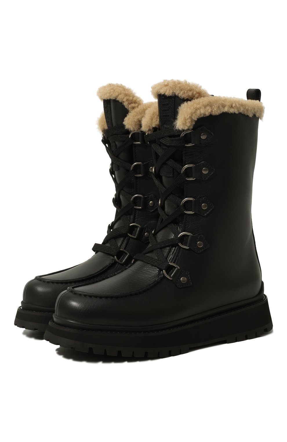 Кожаные сапоги MIU MIU, арт. 5U390D-3LEN-F0002-040, фото 1