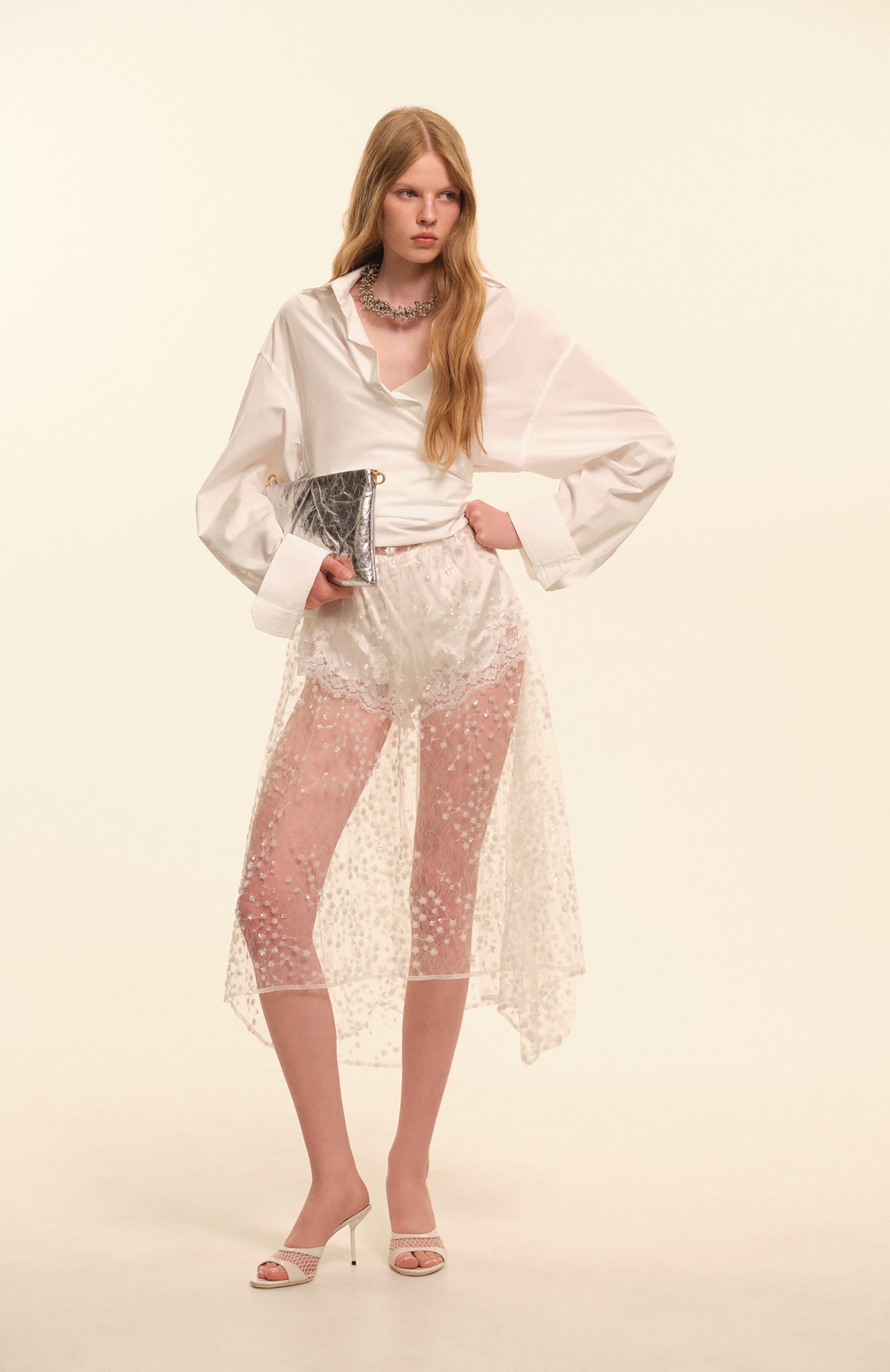 Комбинированные мюли lidia 70 PARIS TEXAS, арт. PX1632/XVNMS, фото 8