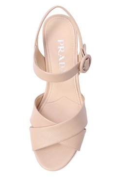Кожаные босоножки PRADA, арт. 1XP890-3A9S-F0236, фото 4