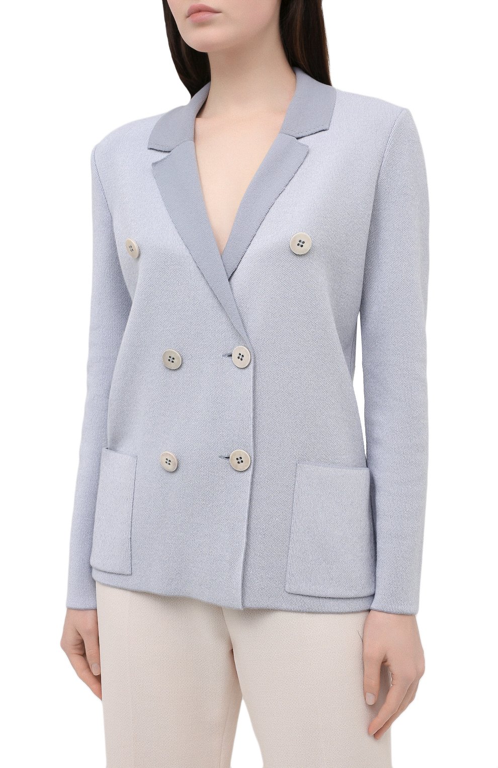 Жакет из шерсти и вискозы GIORGIO ARMANI, арт. 3KAG10/AM54Z, фото 3