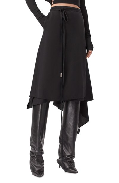 Юбка из вискозы и шерсти ANN DEMEULEMEESTER, арт. B0012264/FA556, фото 3