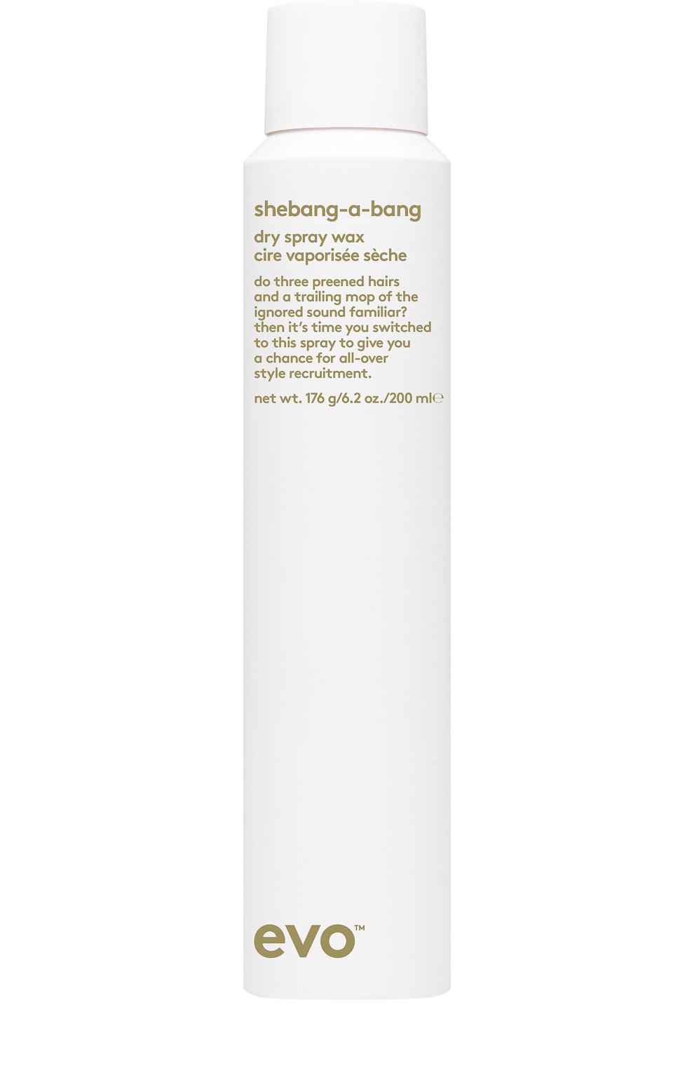 Сухой спрей-воск shebang-a-bang (200ml) EVO бесцветного цвета по цене 4070 руб., арт. 9327417017638, фото 1 Сухой спрей-воск shebang-a-bang (200ml) EVO, арт. 9327417017638, фото 1