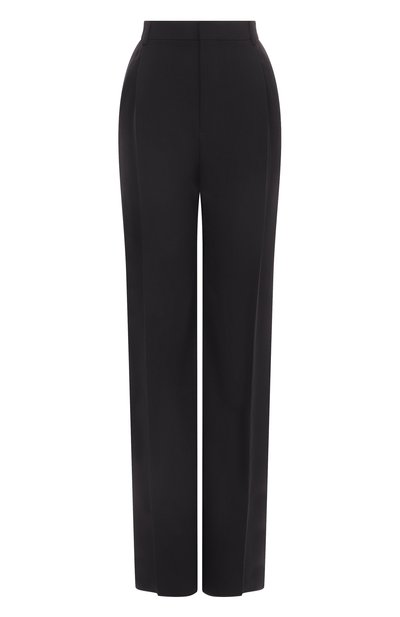 Женские шерстяные брюки SAINT LAURENT, арт. 813972/Y7E63